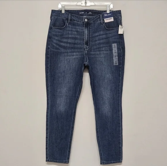 15 NWT OLD NAVY HIGH RISE WOW SUPER SKINNY JEANS WOMEN'S PLUS SIZE 16 - Picture 2 of 9